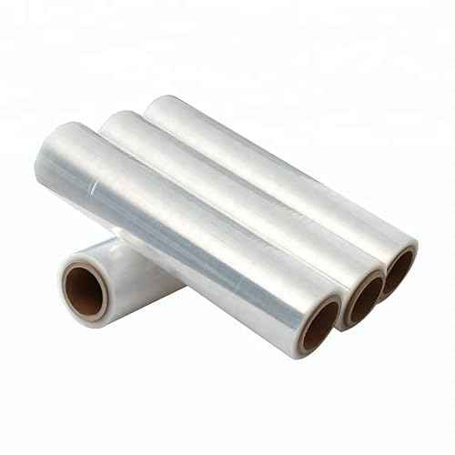 2 Roll 18" x 1500 feet Stretch Film-Wrap 80 Gauge Industrial Strength Stretch 20 Microns Durable for Moving Packing Packaging Heavy Duty Warehouse Shrink Film (Clear)