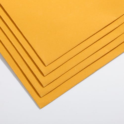 Yellow & Black Manila Envelopes 9x12 Inches, 20 Pack Self-Seal Catalog Mailers