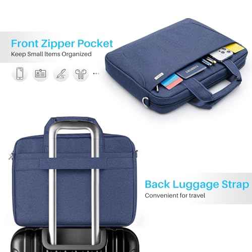 Laptop Shoulder Bag 15.6 16 17.3 Inch for Men Women,Waterproof Computer Carrying Case Messenger Bag Briefcase Work