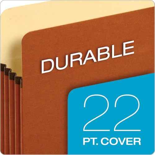 Pendaflex File Pockets, 1.75 Inch Expansion, Brown, Letter, 25 per box (1514C-OX)