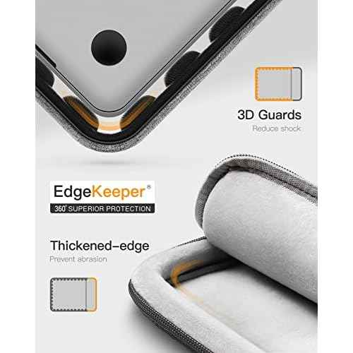 Inateck 360¡Æ Protective Laptop Bag with Accessory Bag, Compatible with 16-inch MacBook Pro/Max M4 M3 M2 M1 2019-2024, Gray