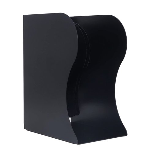 Retractable Book End Simple Slim Design Black Metal Booke Book Holder for Desktop Home Study Room Office Retractable EndBook EndsMetal Bookeand Use to Materials