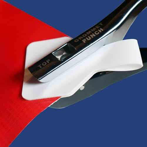 BannerUps Adhesive Grommet Tabs - Regular White (heavy duty outdoor - 100 pieces) - BAN001