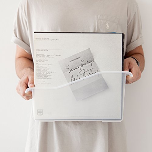 IRIS USA 8-Pack Connecting Clear Magazine & Book Bins for Classroom & Office Storage