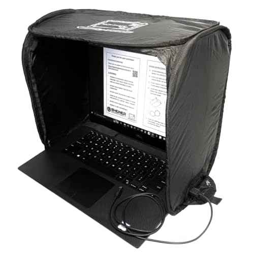 Mini Portable Laptop Sun Shade, Privacy Cover, Laptop Shade for Working Outside