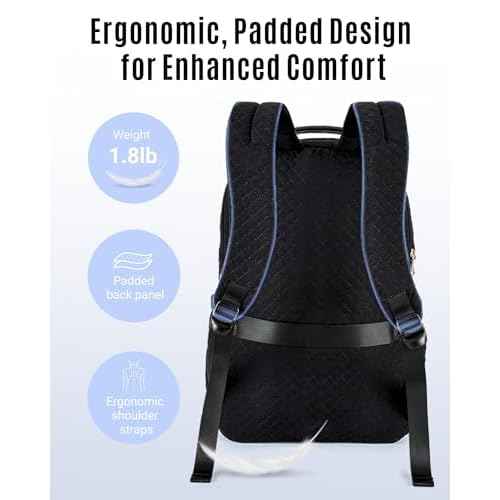 LIGHT FLIGHT Women Backpack for Work Laptop Backpack Women Travel Backpack Laptop Bag 15.6'' Laptop backpack
