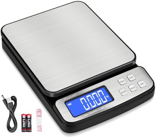 Fuzion Digital Postal Scale 90lb x 0.1oz Stainless Steel Platform PS2 Variation