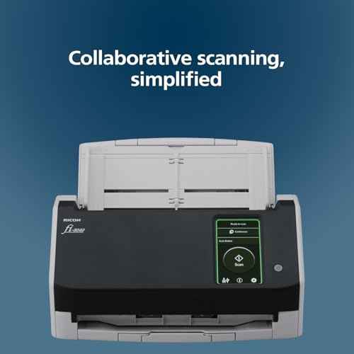 RICOH fi-8040 Fast Front Office & Desktop Document, Receipt, ID Card Scanner with 50 Page Auto Feeder and PC-Less DirectScan Capability
