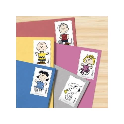 Charles M. Schulz Peanuts Christmas Forever Postage Stamps (Charlie Brown, Snoopy, and The Rest of The Crew)