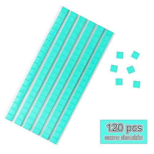Feosky Adhesive Poster Sticky Tack Putty, Reusable and Removable Adhesive Putty, 120PCS, Mounting Putty for displaying Wall Paintings, Museum Art Photography, Picture, Crafts (Blue, Pack of 1)