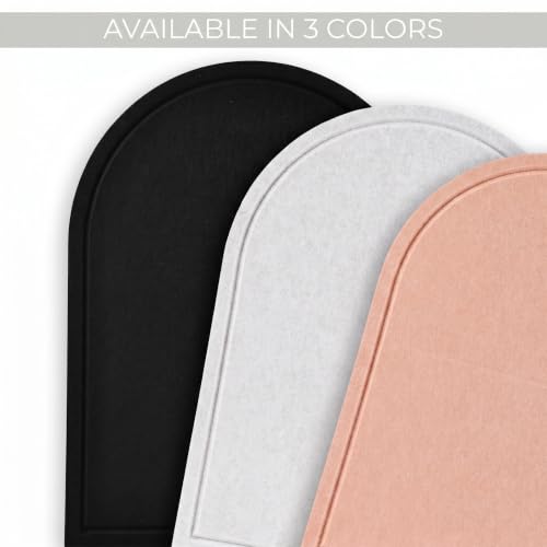 Pink Large Arched Felt Bulletin Board - Cork Board Alternative for Wall Decor