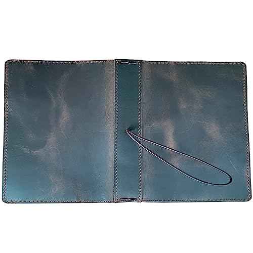 Travelers Notebook Cover with Inner Pockets, Card Slots and Pen Holder, B6 Size, Dark Brown