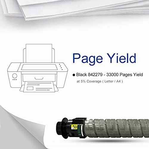 GREENRHINO Remanufactured High Yield Toner Cartridge for Ricoh IM C4500/C5500/C6000 - 842279 (Black, 33,000 Pages at 5% Coverage, 1-Pack)