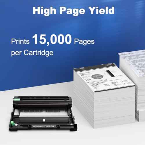 DR830 Drum Unit Compatible Replacement for Brother DR830 DR-830 Drum Unit for Brother DCP-L2640DW HL-L2400D HL-L2405W HL-L2460DW HL-L2480DW MFC-L2820DW XL MFC-L2900DW Printer 1 Pack - NOT Toner