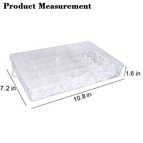 Letter Board Letters,645 PRE-Cut Characters (3/4 and 1 Inch,White) With Sorting Tray