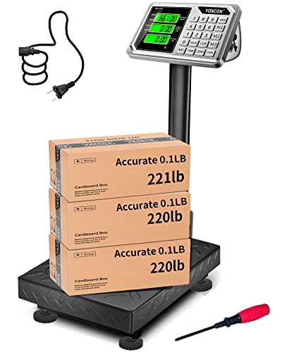 Digital Shipping Scale 661lb Capacity, Accurate Postal & Luggage Weighing