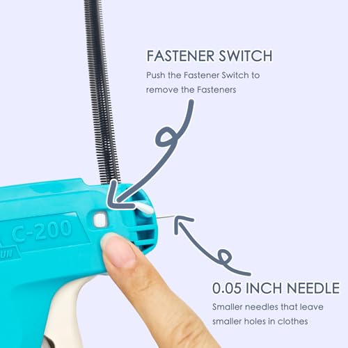 Mini Stitch Gun for Clothes – Portable Handheld Seam Repair Kit with 2000 Fasteners