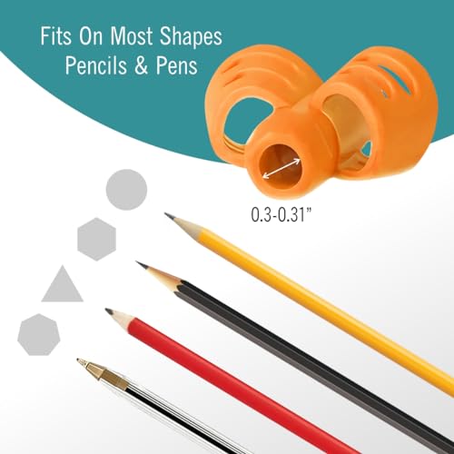 Pencil Grips for Kids Handwriting, Ergonomic Children Writing Aid, Training Posture Correction Tool, Pen Gripper, Pencil Holder for Kids, Preschoolers