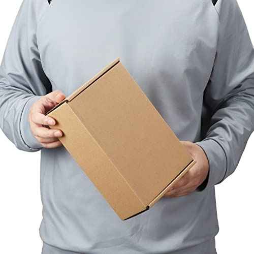 PHAREGE 9x6x3 inch Shipping Boxes Bulk 25 Pack Brown, Tab Lock Tuck Top Mailer Boxes for Packaging Small Business, Small Cardboard Gift Boxes for Wrapping Mailing Present