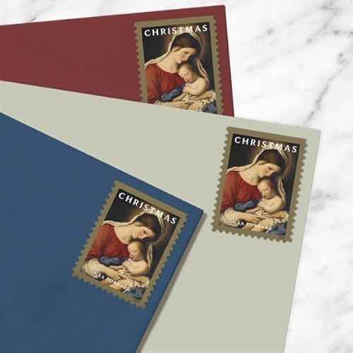 Christmas Madonna and Child 2024 (Book of 20) First-Class Mail Forever Postage Stamps