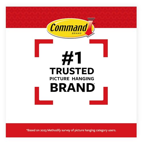 Command 10 lb Medium Picture Hanging Strips 16 Pairs (32 Command Strips), Damage-Free Hanging Picture Hangers, No Tools Wall Hanger for Home Decor, White Adhesive