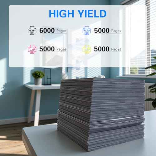 LC406 Ink Cartridge Super High Yeild Compatible for Brother LC406 XL for Brother MFC-J4335DW MFC-J4345DW MFC-J4535DW MFC-J5855DW MFC-J6555DW MFC-J6955DW MFC-J5955DW HL-JF1 Printer