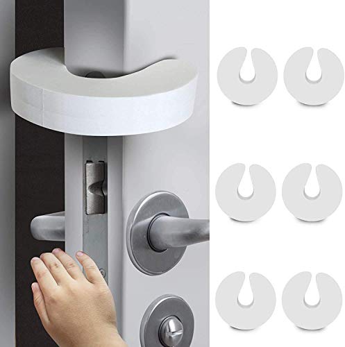 FINENIC Finger Pinch Guard 6 Pack – Soft EVA Foam Door Stop Prevents Finger Pinching