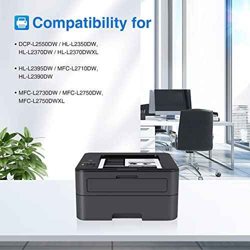 myCartridge Compatible DR730 Drum Unit Replacement for Brother DR-730 DR730 DR 730 to Compatible with MFC-L2710DW MFC-L2750DW HL-L2370DW HL-L2395DW DCP-L2550DW HL-L2350DW Printer (2 Drum, NOT Toner)