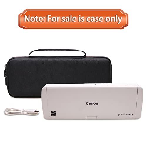 LTGEM Hard Case for Canon ImageFormula R10 Scanner - Durable Waterproof Travel Protective Cover