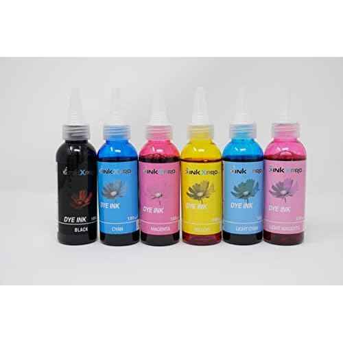 INKXPRO 600ml High Definition Photo dye Ink Refill Set for CIS/CISS or refillable cartridges : Stylus Photo Printers 1400, 1410, Artisan 1430 800 837 730 710