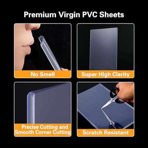 10ct Current Comic Book Toploaders - Modern Comic Book Top loaders, Crystal Clear Regular Comic Book Topload, Premium PVC Comic Book Holder, Crystal Clear Protection for Display, Storage, Collection