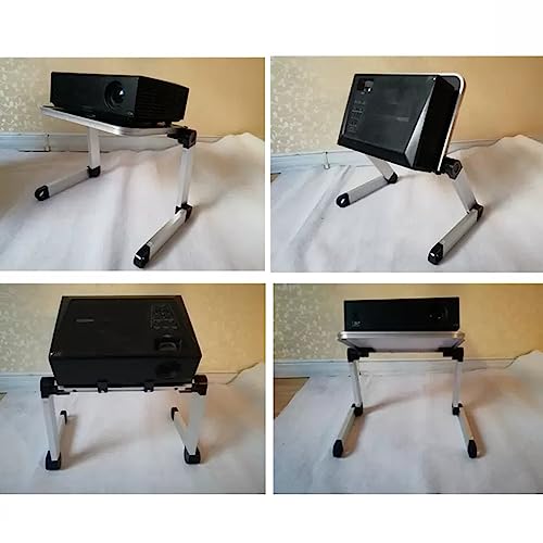 Adjustable Projector Stand with 90° Upward Cast Bracket - Universal Desktop Mount