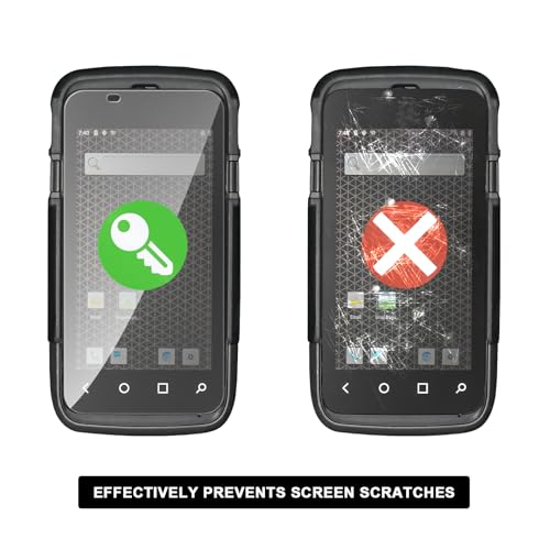 3pcs Tempered Glass Screen Protector for Honeywell Dolphin CT60 Handheld Barcode Scanner Mobile Computer, 9H Scratch-Resistant HD Clear Durable Protective Film