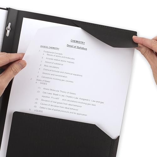 Five Star 2-Pocket Folder, Plastic Folder with Stay-Put Tabs and