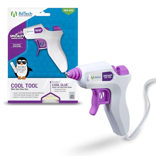 AdTech Cool Tool Kit with Low-Temp Glue Gun (Pack of 1) — Kid-Friendly & Safe for Crafting
