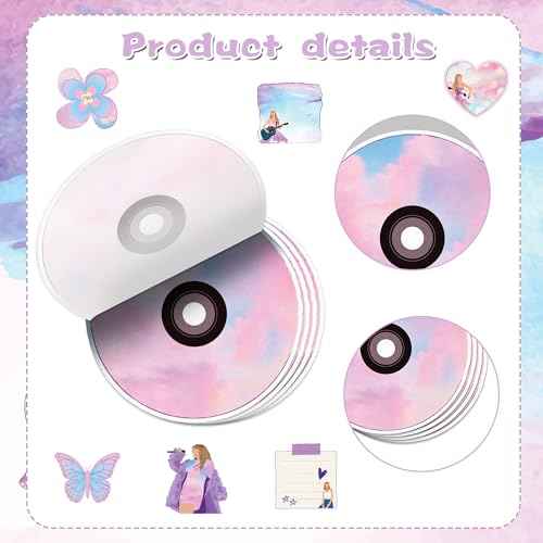 Singer Sticky Notes, 240 Pages Cute Singer Self Adhesive Memo Pad Singer Sticky Note Self Stick Notes Memo Pads for Home, School, Office -12 Designs