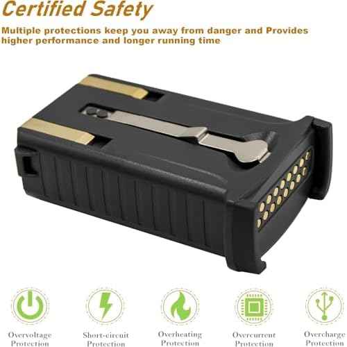 7.4V 2200mAh Li-ion MC9000 Series Battery Compatible with MC9000-G/K MC9060-G/K MC9090-G/K MC9097-G/K MC9190-G/K MC9200-G/K KT-21-61261-01 21-65587-02 82-111734-02