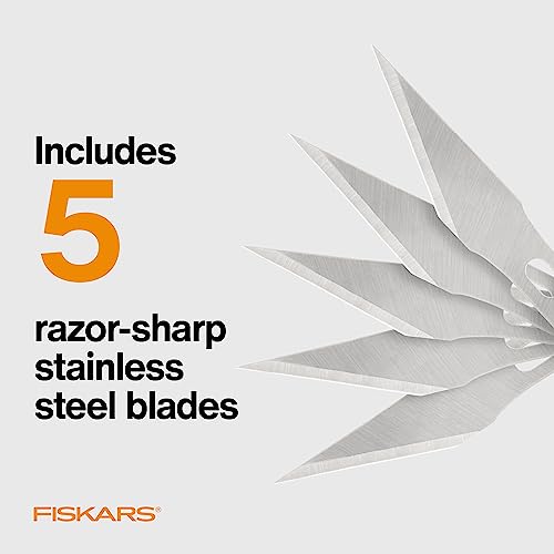 Fiskars #11 Craft Knife Replacement Blades - 5 Pack for Precision Cutting