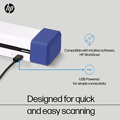 HP Portable USB Document & Photo Scanner Model HPPS100 for PC & Mac