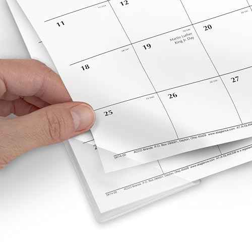 AT-A-GLANCE 2026 Desk Calendar, Monthly, Desk Pad, 17-3/4" x 11", Compact (SK140026)