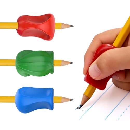 The Pencil Grip 3-Step Training Kit - Crossover, Pinch & Standard Pencil Grips for Kids & Students