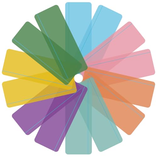 Winfox 14-Pack Colored Reading Highlight Strips with Line - Variation 2