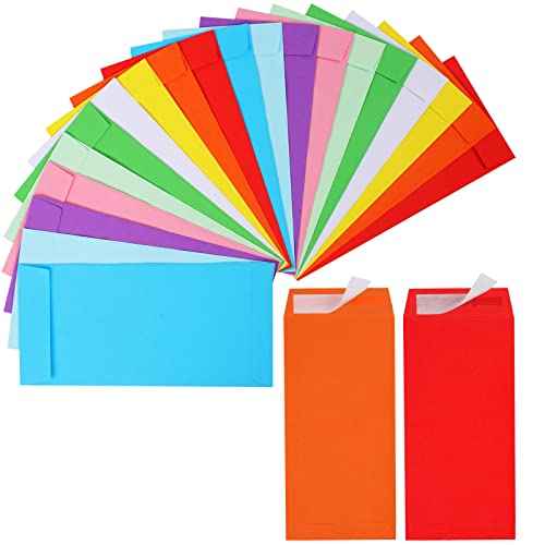 Cash Envelopes -120 Envelopes Money Saving Challenge, 3.2x6.6inch Money Envelopes for Budgeting, Coins, Checks, Gift Cards & Tickets