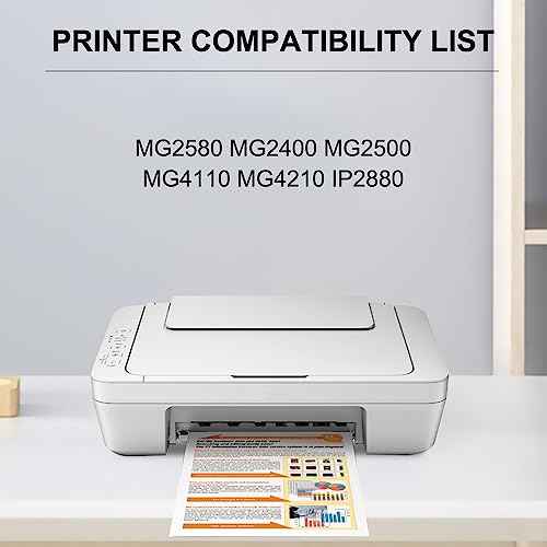 High Pages 140XL 141XL Ink Cartridges Replacement for Canon Replacement for Canon PG140 CL141 XL Ink Cartridges for Pixma Pixma MG2580 MG2400 MG2500 MG4110 MG4210 IP2880 1 Black 1 Color
