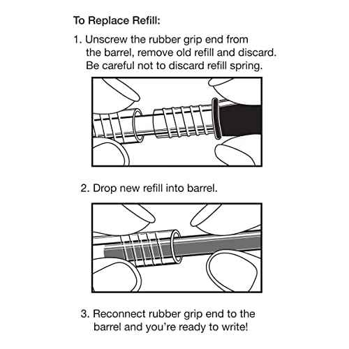PILOT Pen G2 Gel Ink Refills For Rolling Ball Pens, Ultra Fine Point, 0.38mm, Black Ink, 12-Pack