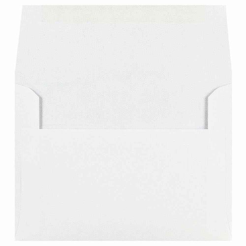 LUXPaper A6 Invitation Envelopes | 4 3/4" x 6 1/2" | Bright White | 70lb. Text | 500 Qty