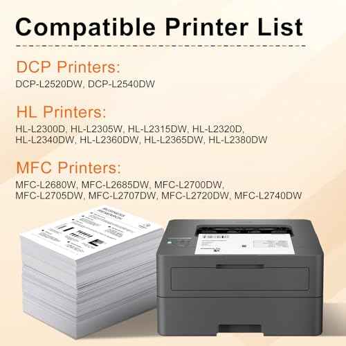 Cruxer TN660 Toner Cartridge DR630 Drum Replacement for Toner TN-630/TN-660 Black Page Yield Up to 2,600+, Compatible with DCP-L2520dw HL-L2360DW L2320D MFC-L2700DW L2710DW L2740DW Printer