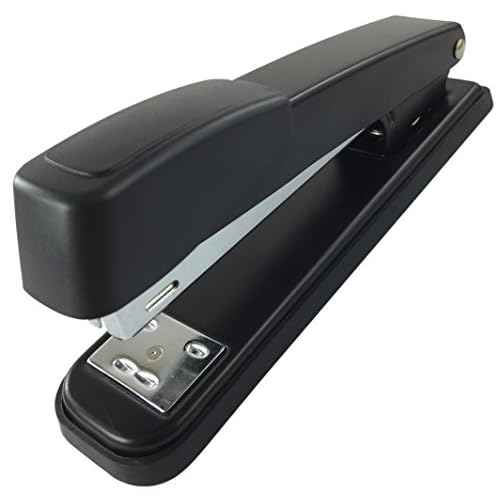 Clipco Stapler with 2000 Staples Full Desk Size Black (12-Pack)