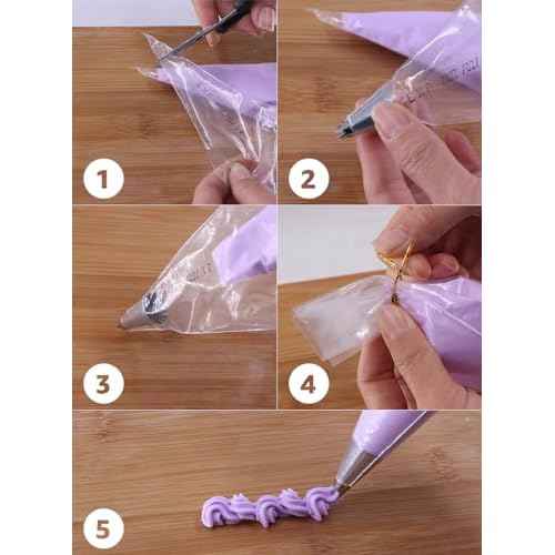 BoFUN Whipped Cream Glue Clay DIY Making Art Craft Kit with Piping Tip for Handmade Phone Case Mirror Jewelry Accessories Homemade Decoration (White/Light Purple)