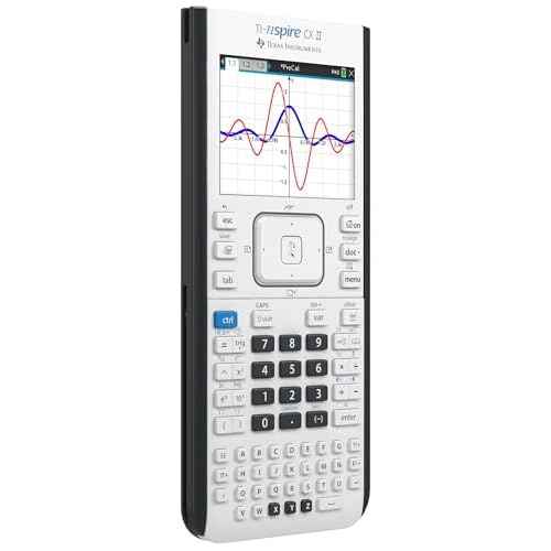 Texas Instruments TI-Nspire CX II Color Graphing Calculator with Student Software (PC/Mac) White 3.54 x 7.48